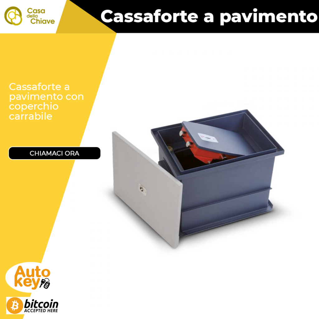 casseforti mimetiche a pavimento