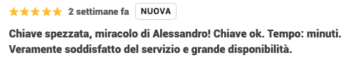 Recensioni su Casa della Chiave